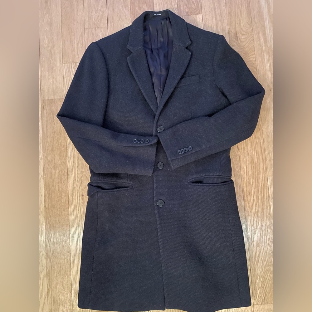 Men’s Blue Club Monaco Pea Coat